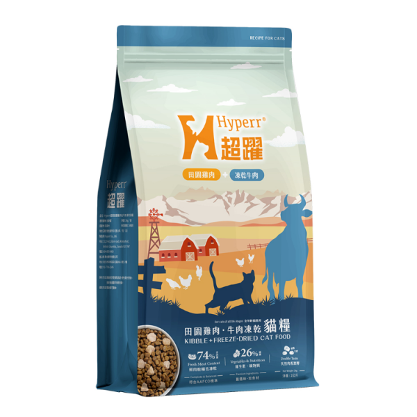 貓用｜鮮肉糧佐凍乾－雞肉+牛肉